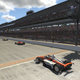 Barney the Flagman waves the green flag for the 2020 Indy 500